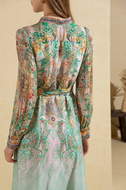 Cara Silk Printed Dress