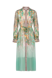 Cara Silk Printed Dress