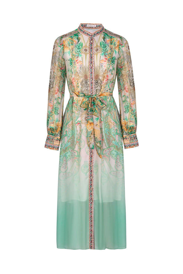 Cara Silk Printed Dress