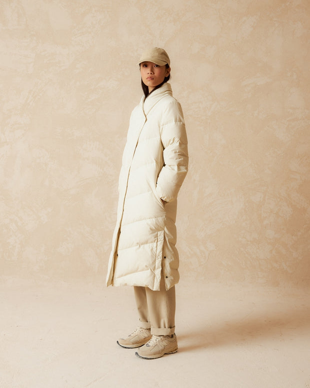 Indi & Cold Maxi Padded Coat Tan  F710