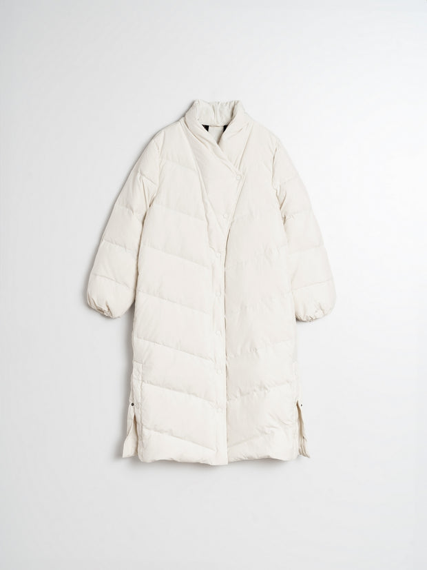 Indi & Cold Maxi Padded Coat Tan  F710