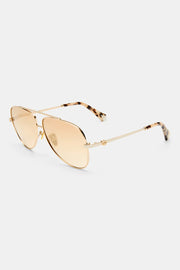 Camilla The Voyage Gold/Natural Tort Sunglasses