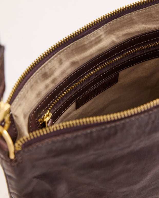 JuJu Tumbled Large Essential Pouch  Chocolate