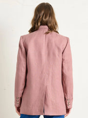 Longline Blazer - Desert Rose