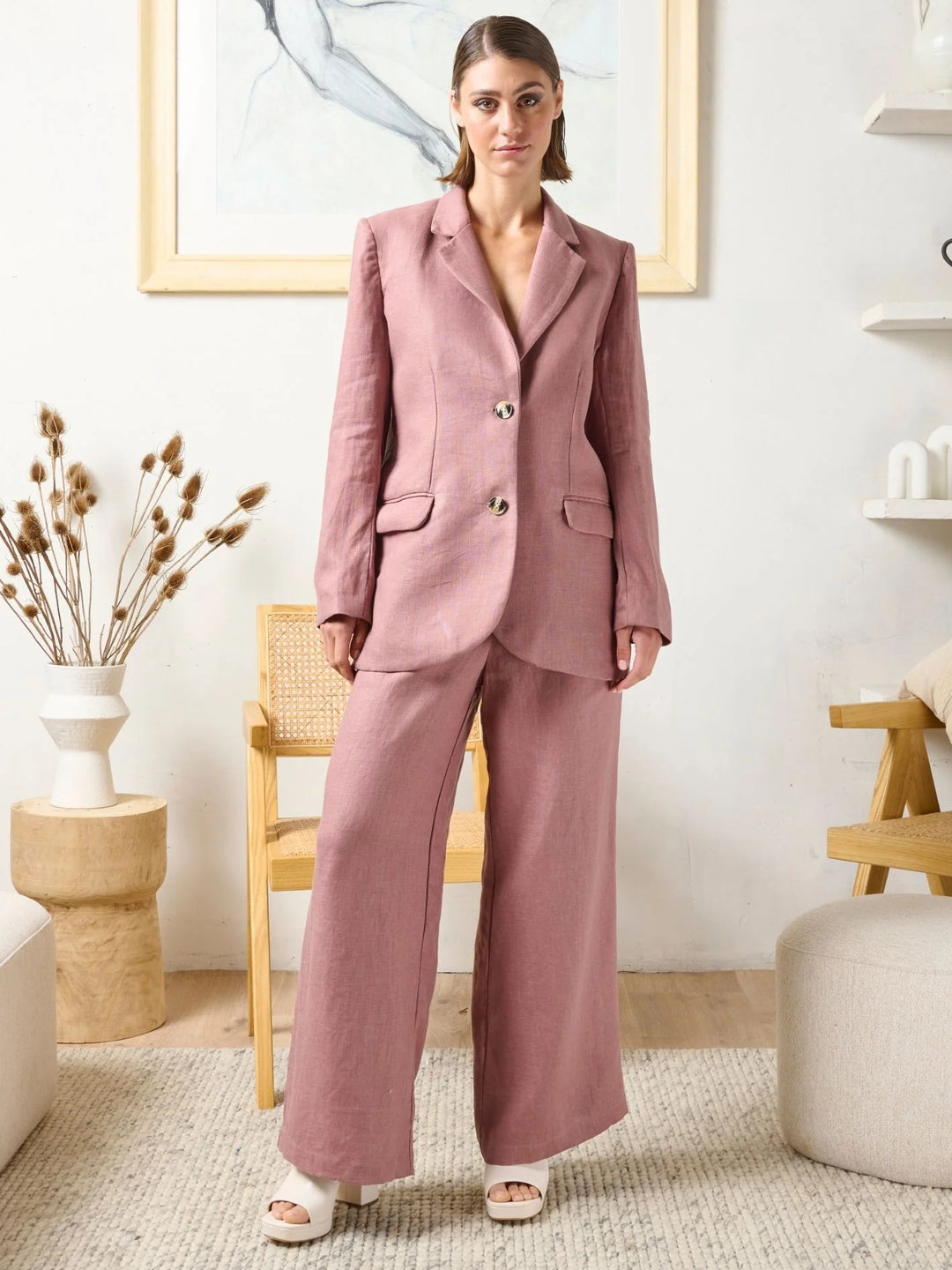 Longline Blazer Desert Rose TADDesign