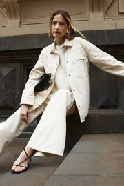 Josefina Denim Pant - Cream