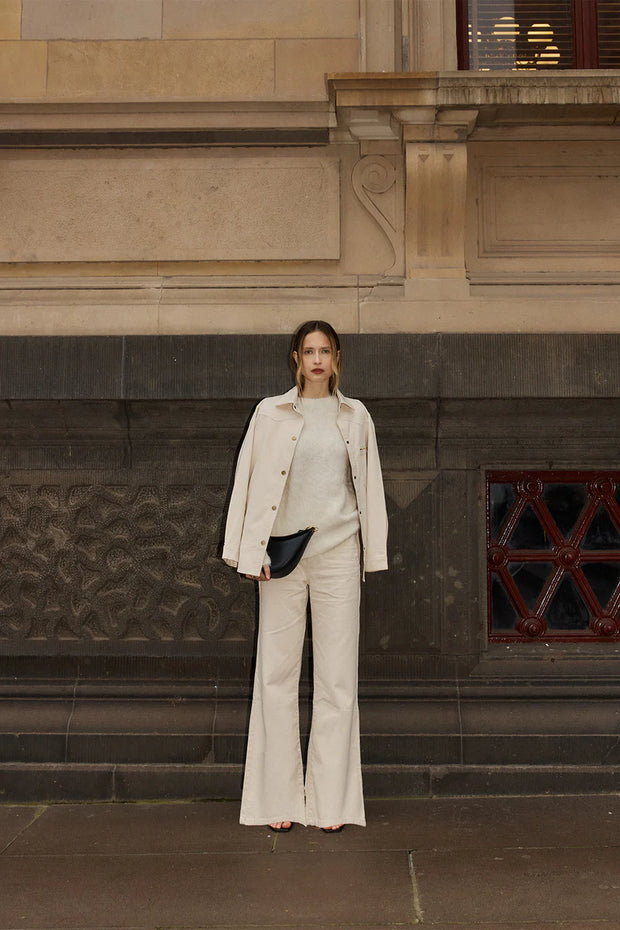 Josefina Denim Pant - Cream