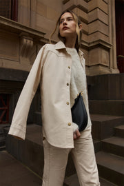 Josefina Denim Pant - Cream