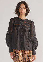 Genevive Blouse - Black