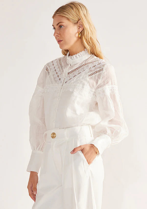 Elena Blouse - Ivory