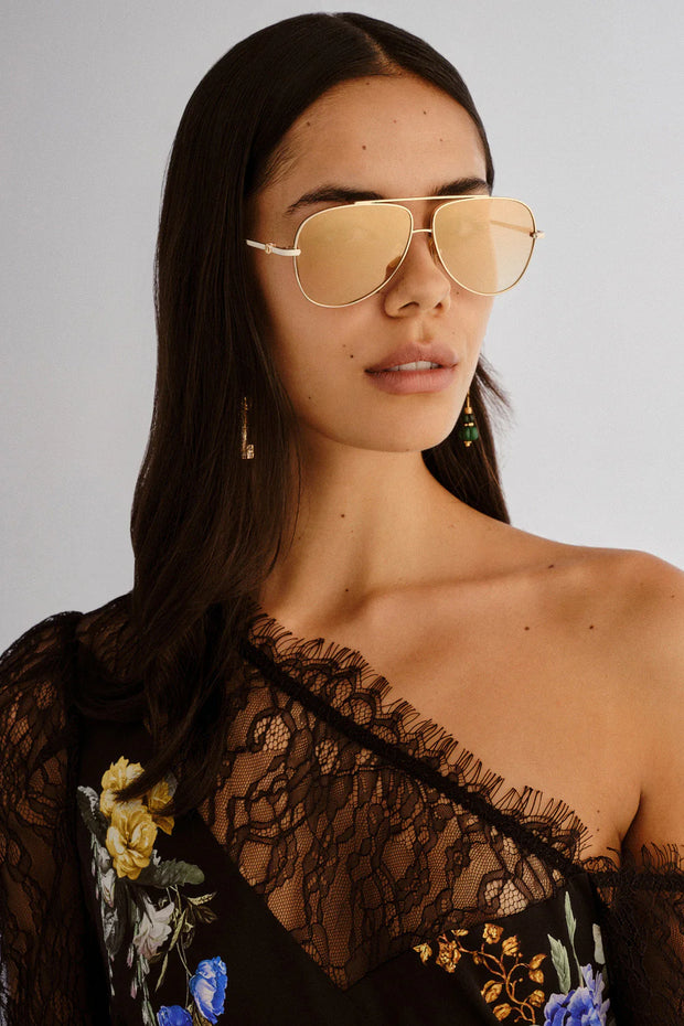 Camilla The Voyage Gold/Natural Tort Sunglasses