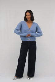 Tatano Phoebe Cardigan Chambray