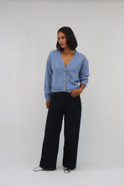 Tatano Phoebe Cardigan Chambray