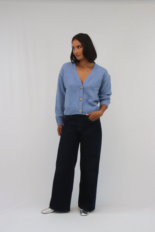 Tatano Phoebe Cardigan Chambray