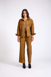 One Teaspoon Daria Shacket Burnt Tobacco