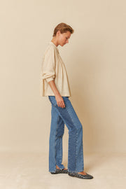 Indi & Cold SK271 Cotton Shirt Leah Piedra/Cream