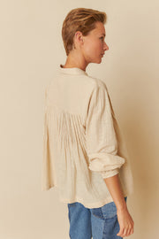 Indi & Cold SK271 Cotton Shirt Leah Piedra/Cream