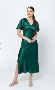 Applause Dress - Emerald Shimmer