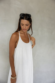 Say To Me Maxi Dress (white)