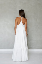 Say To Me Maxi Dress (white)