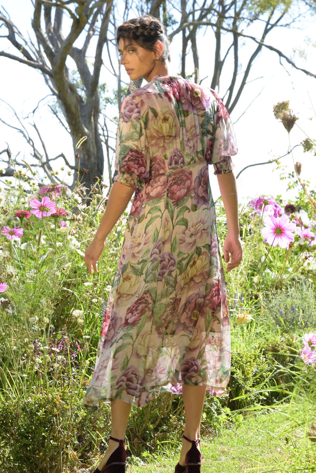 Good Tie For Now Dress - Peony Floral