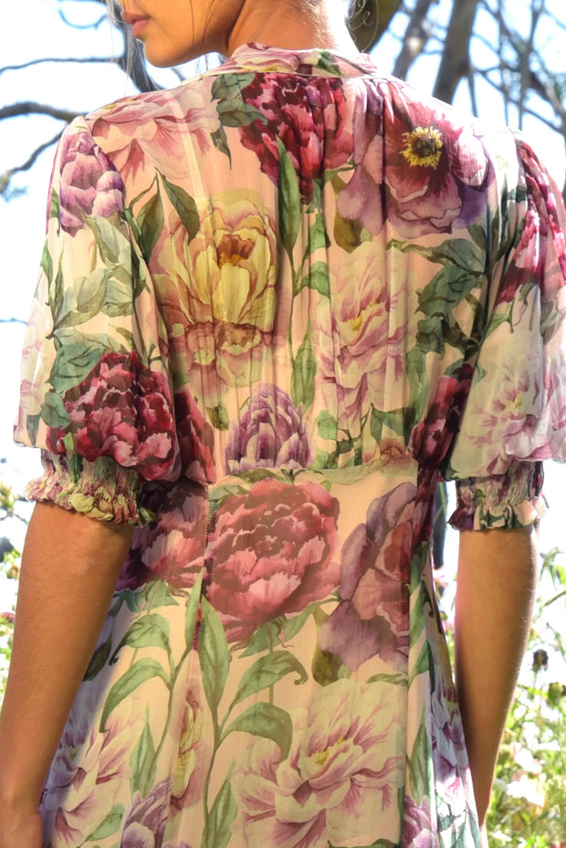 Good Tie For Now Dress - Peony Floral