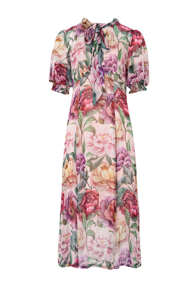 Good Tie For Now Dress - Peony Floral