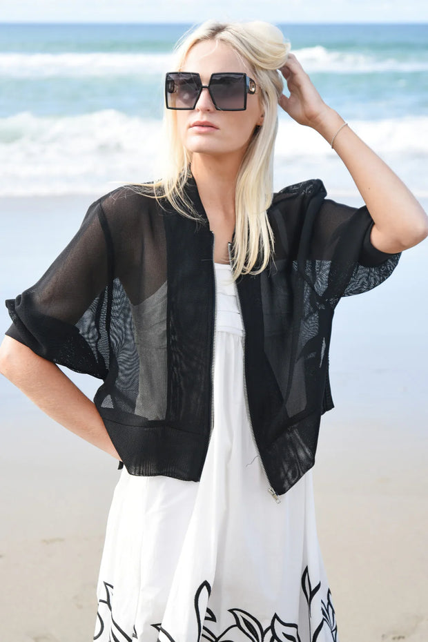 Trelise Cooper Crop Dead Gorgeous Jacket Black
