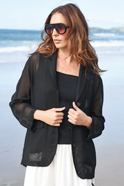 Trelise Cooper Tied With Me Blazer Black