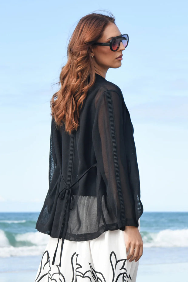 Trelise Cooper Tied With Me Blazer Black