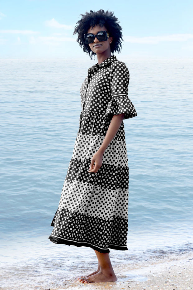 Trelise Cooper Flirty Shirty Dress Black/White