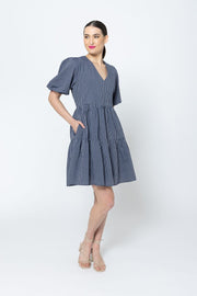 Revival Dress - Navy