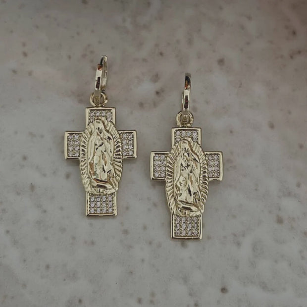 Seraph Earrings - Cross