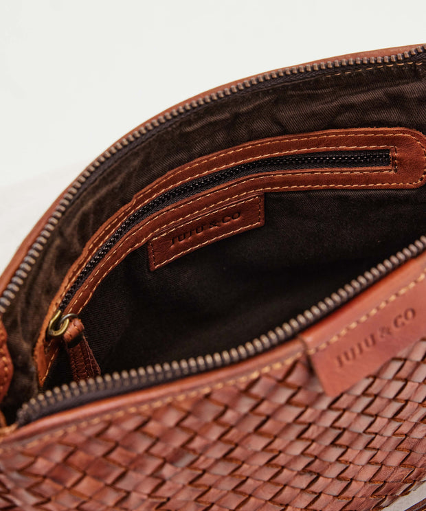 JuJu Basque Crossbody Bag Amber