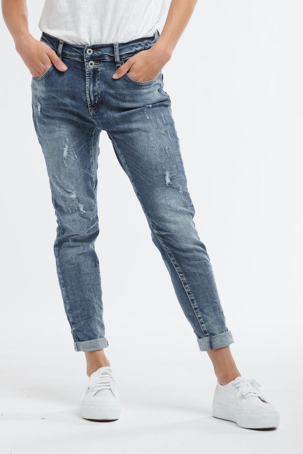 Emma Jean - Distressed Denim