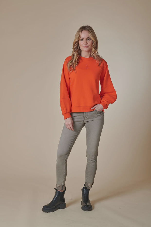 Mareen Game Sweatshirt - Tangerine Tango