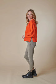 Mareen Game Sweatshirt - Tangerine Tango