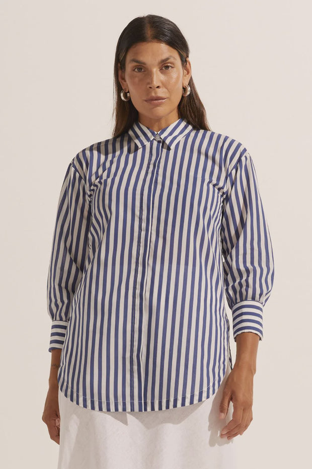 Agile Top - Navy Stripe