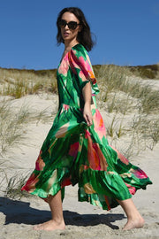 Cooper Into The Groove Dress Green Floral