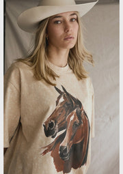 Far Mer Arabian Tee Shirt  Latte