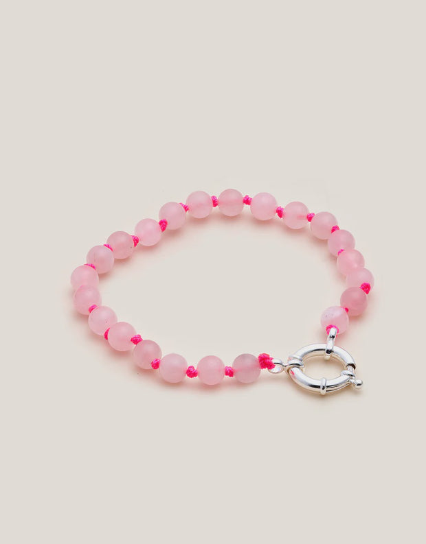 Whistle & Pop Heritage Bella Beads Bracelet Pink Skies