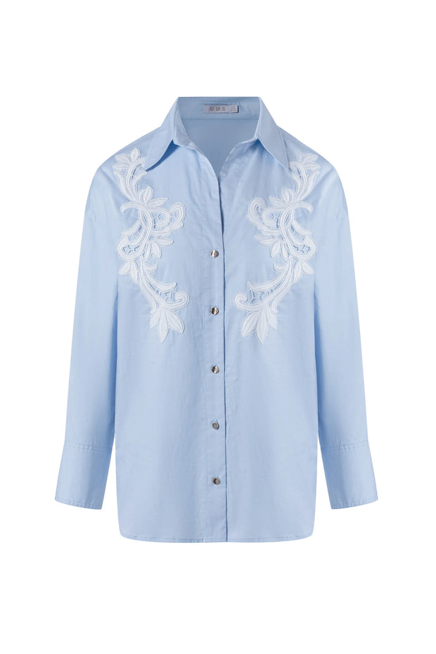 GDS LIAM SHIRT IN BLUE