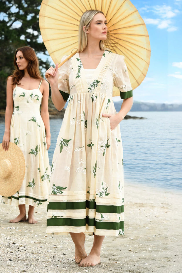 Trelise Cooper My Lips Are Sealed Dress Sand