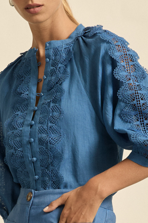 Zoe Kratzmann Bouquet Top Shoreline