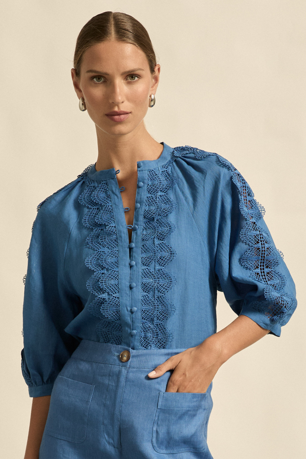 Zoe Kratzmann Bouquet Top Shoreline