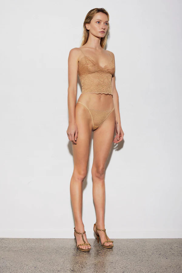 Knuefermann Lace Cami Gold