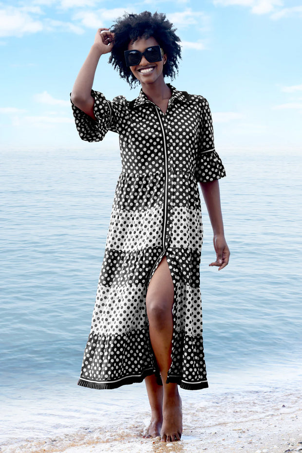 Trelise Cooper Flirty Shirty Dress Black/White