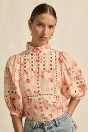 Zoe Kratzmann Cabaret Top in Cherry Tulip