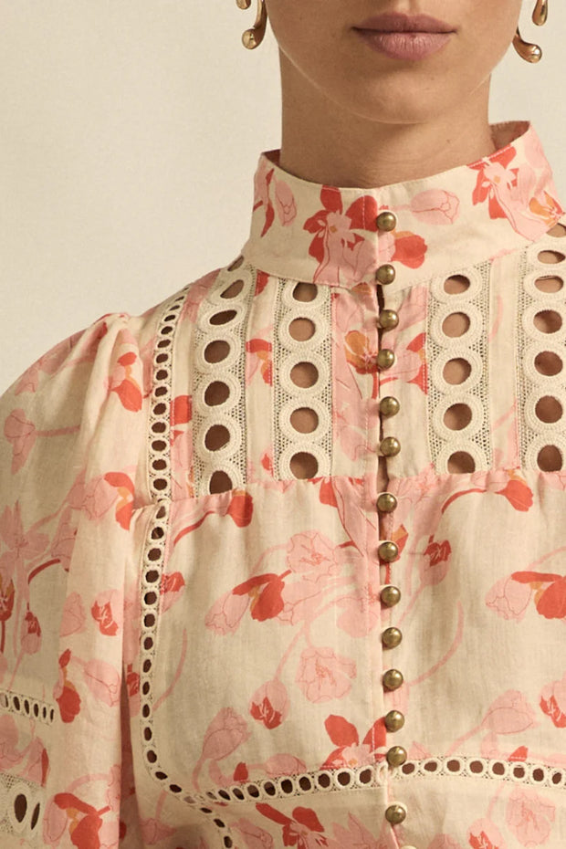 Zoe Kratzmann Cabaret Top in Cherry Tulip