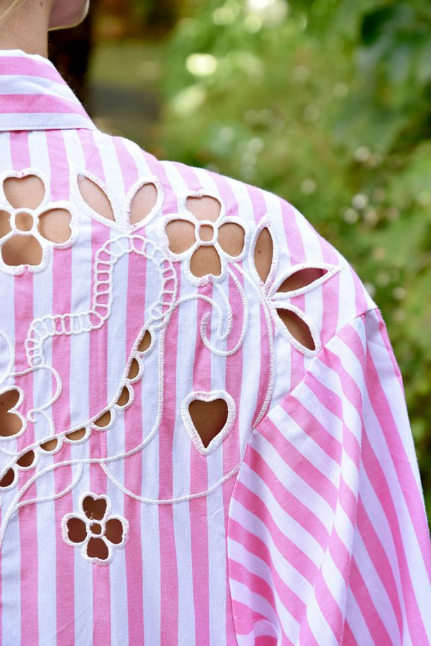 Coop Cut To The Chase PInk White Shirt